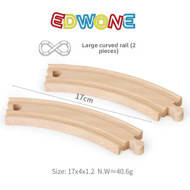 All Kinds Wooden Track Accessories Wooden Railway Train Track Parts Fit for Brand Wood Tracks Railway Toys for Children Gifts