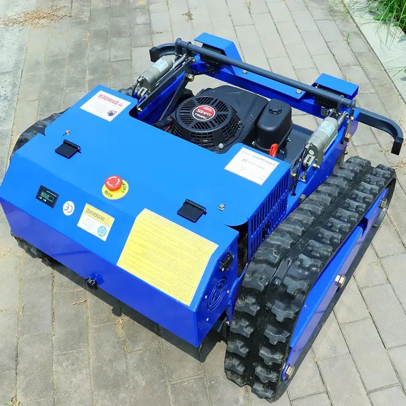Customized CE EPA  all terrain lawn mower, agricultural rubber track remote control robot lawn mower