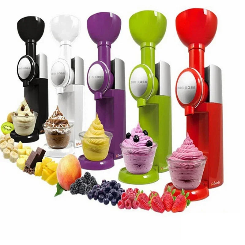 Automatic Frozen Fruit Dessert Maker - Self-Cooling Ice Cream & Milkshake Machine