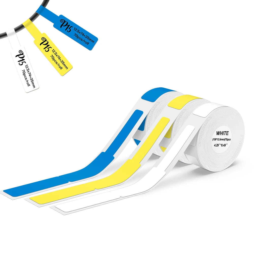 Marklife P15 Wireless Bluetooth Label Printer - Portable Thermal Sticker Maker