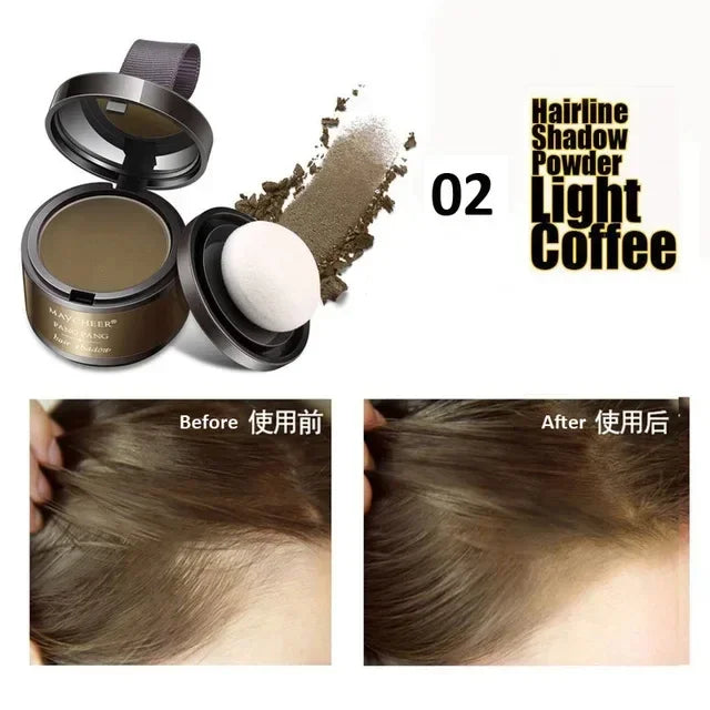 MAYCHEER Hairline Shadow Powder Hair Hair Fluffy Powder Instantly Modified Hair Edge Filled Forehead Hairline