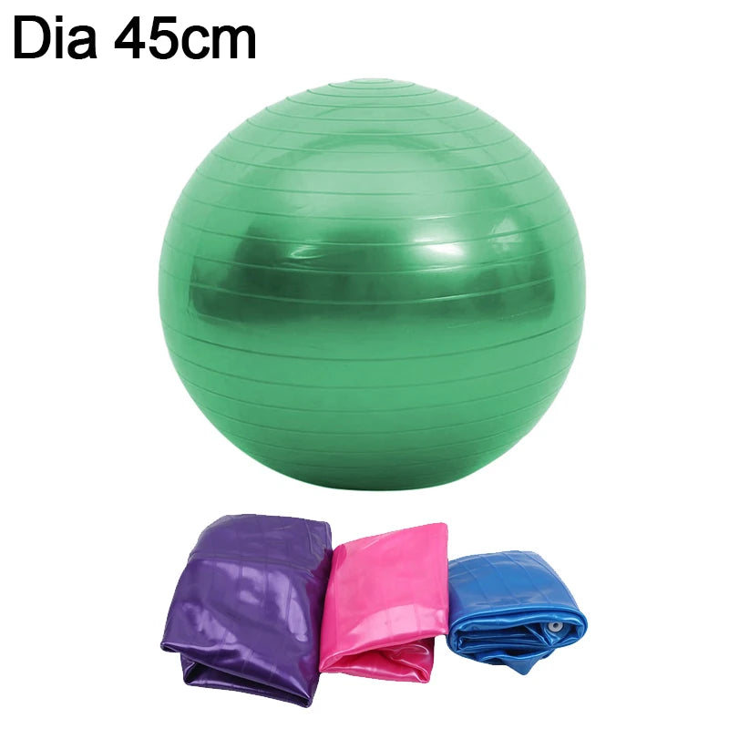 Premium Yoga Ball - Anti-Burst Exercise Ball 25cm/45cm with Pump