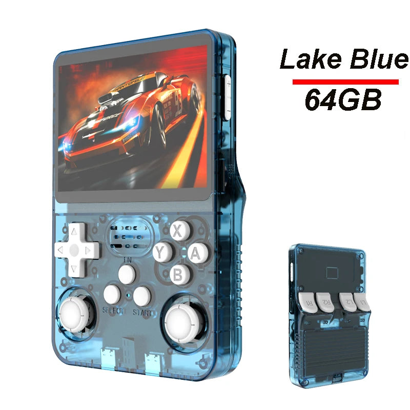 R36S Retro Handheld Gaming Console - 3.5" IPS Screen with 128GB Games