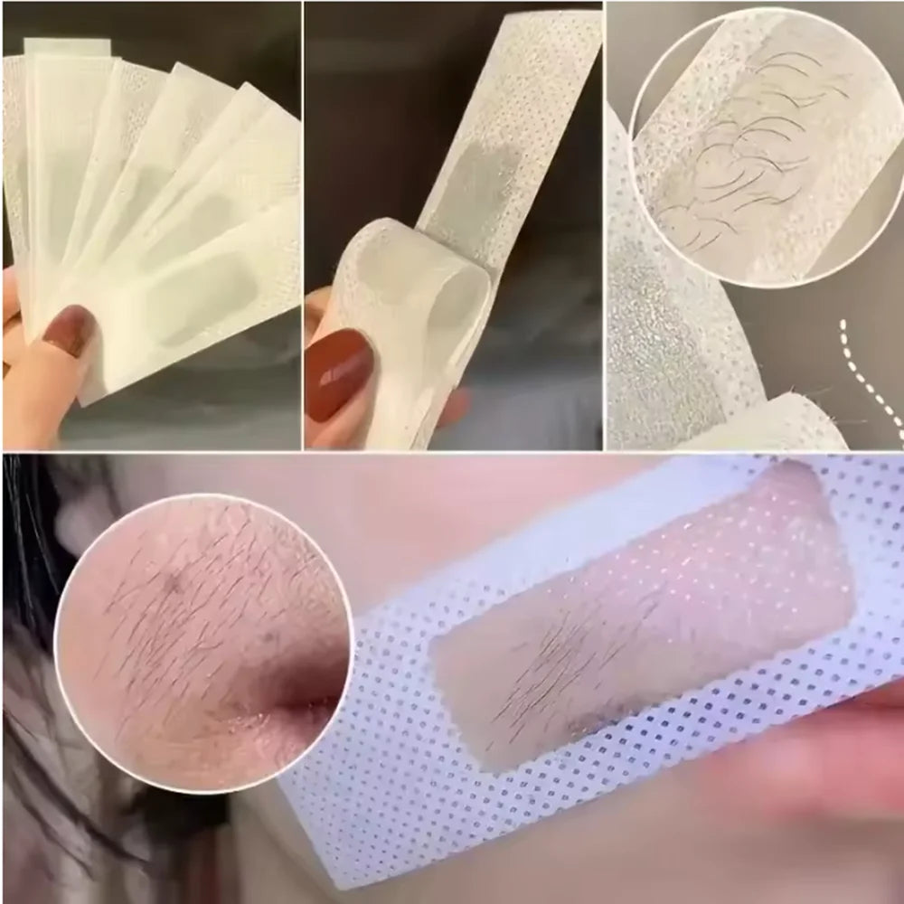 20pcs Hair Removal Patches - Painless Depilatory Strips for Body (Legs/Arms) Fast & Long-Lasting Hair Removal Pads