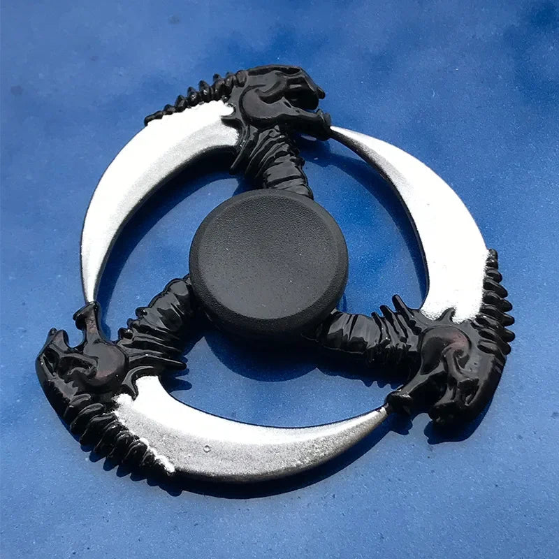 Premium Metal Ninja Fidget Spinner - Stress Relief Hand Toy for Adults