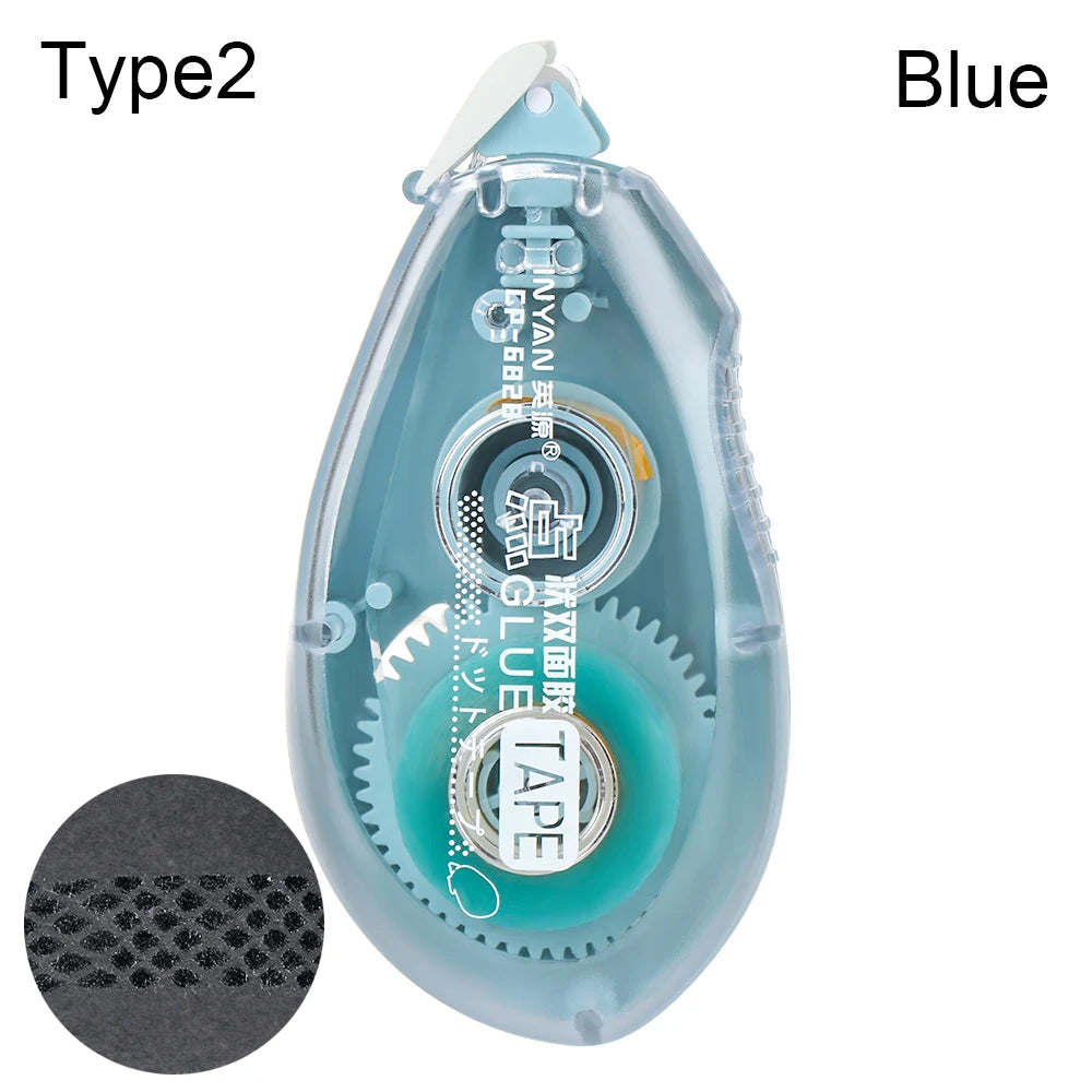 Double Sided Adhesive Paper Glue Tape Dispenser Dot Liner Tape Glue Scrapbooking Crafts Adhesive Office School Supply Stationery