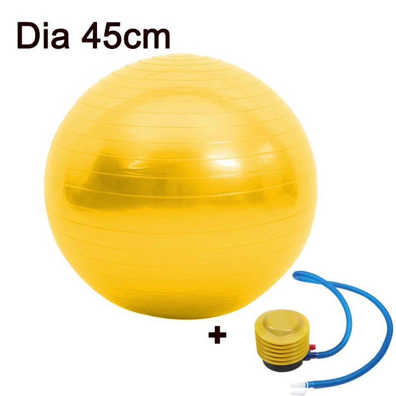 Premium Yoga Ball - Anti-Burst Exercise Ball 25cm/45cm with Pump