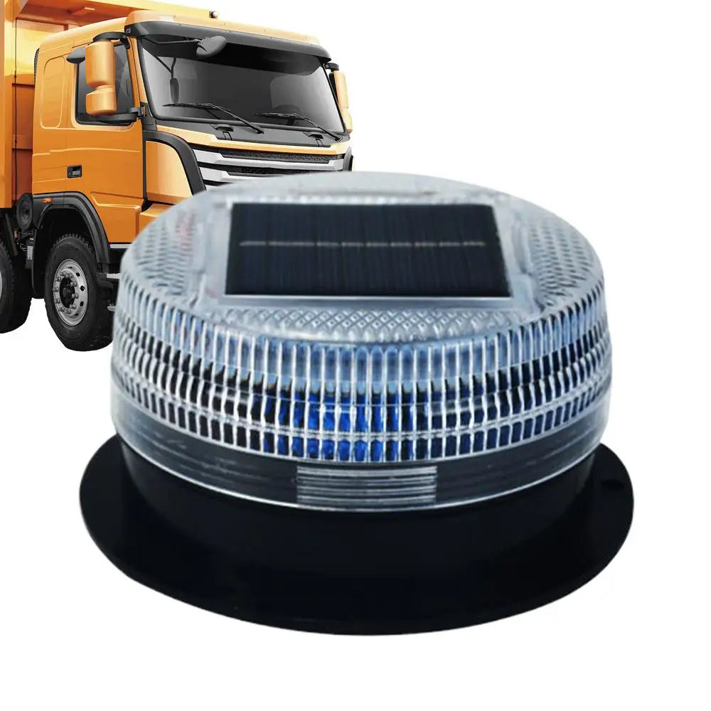 Solar Warning Light Safety Flash Lights Solar Industrial LED Warning Lights Waterproof Safety Warning Flashing Lights with
