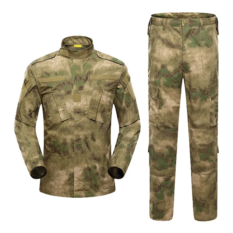 Second Generation 3 Color Grid ACU Series Outdoors Uniform Colete Tactico Militar Suit Tactical Clothing For Men