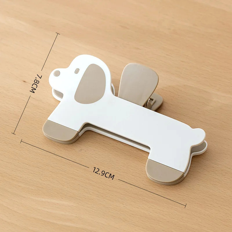 Puppy Shape Plastic Book Clip Cartoon Reading Auxiliary Fixed Book Clip Bookmark Creative Design Practical Bookstore Note Clip