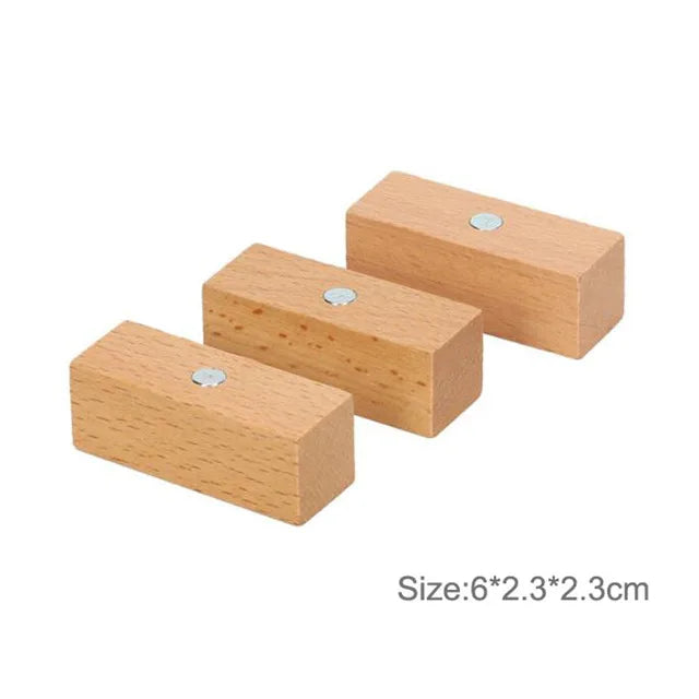 Wooden Magnetic Trolley Wood Track Accessories Car Train Track Scene Airplane Truck Wooden Tracks Educational Toys Children Gift