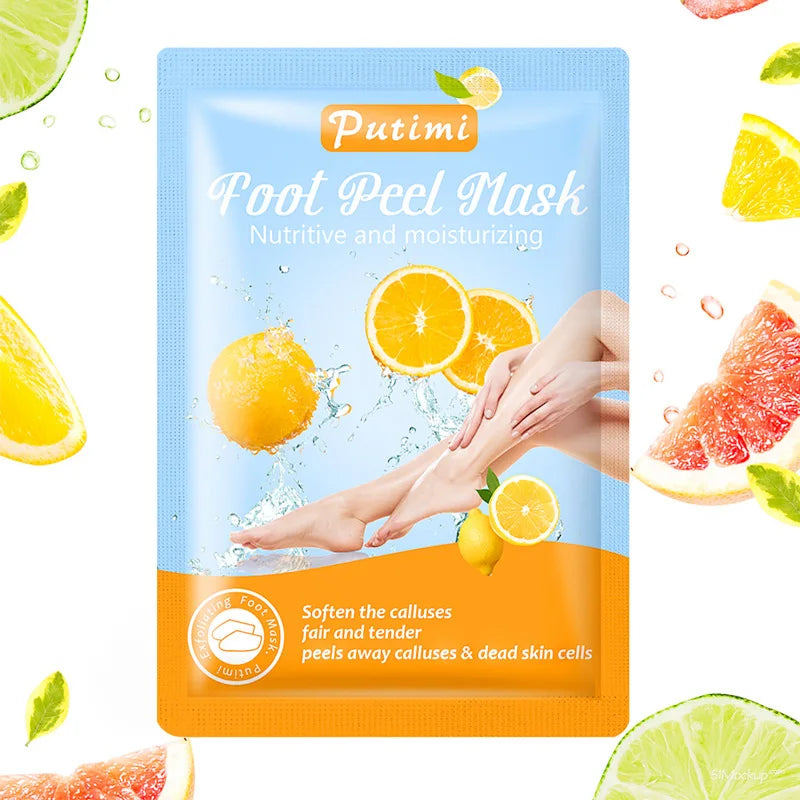 Exfoliating Foot Mask - Spa Pedicure Treatment for Soft, Smooth Feet