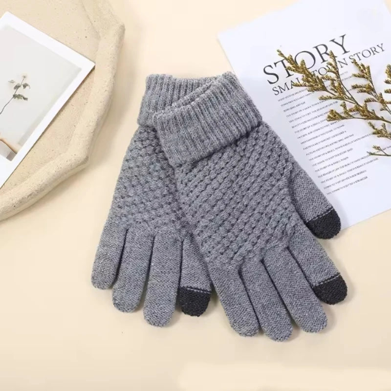 Winter New Outdoor Skiing Gloves with Mobile Phone Touch Screen Operation Men's and Women's Thick Warm Sports Gloves