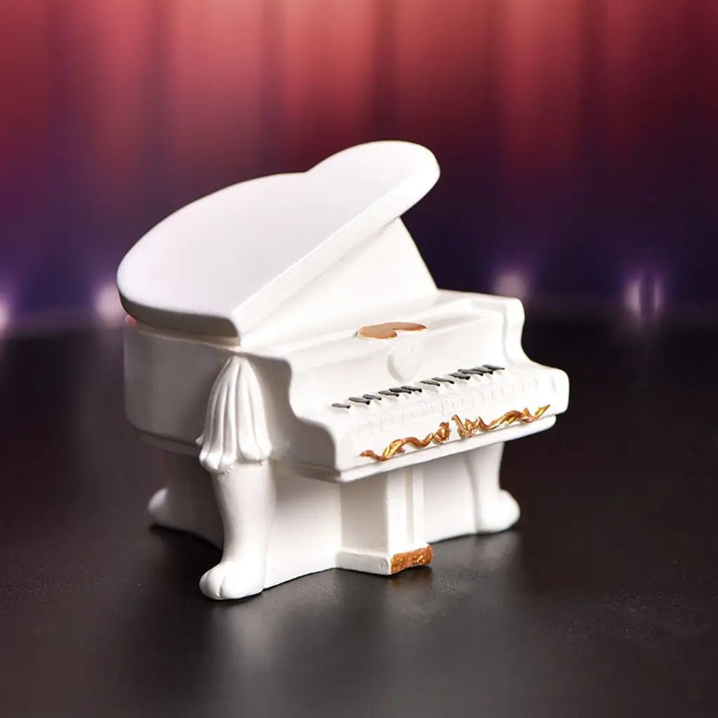 Crafts Fairy Garden Accessories Wonderful Gift DIY Piano Figurines Music Instrument Model Desktop Decoration Micro Miniatures