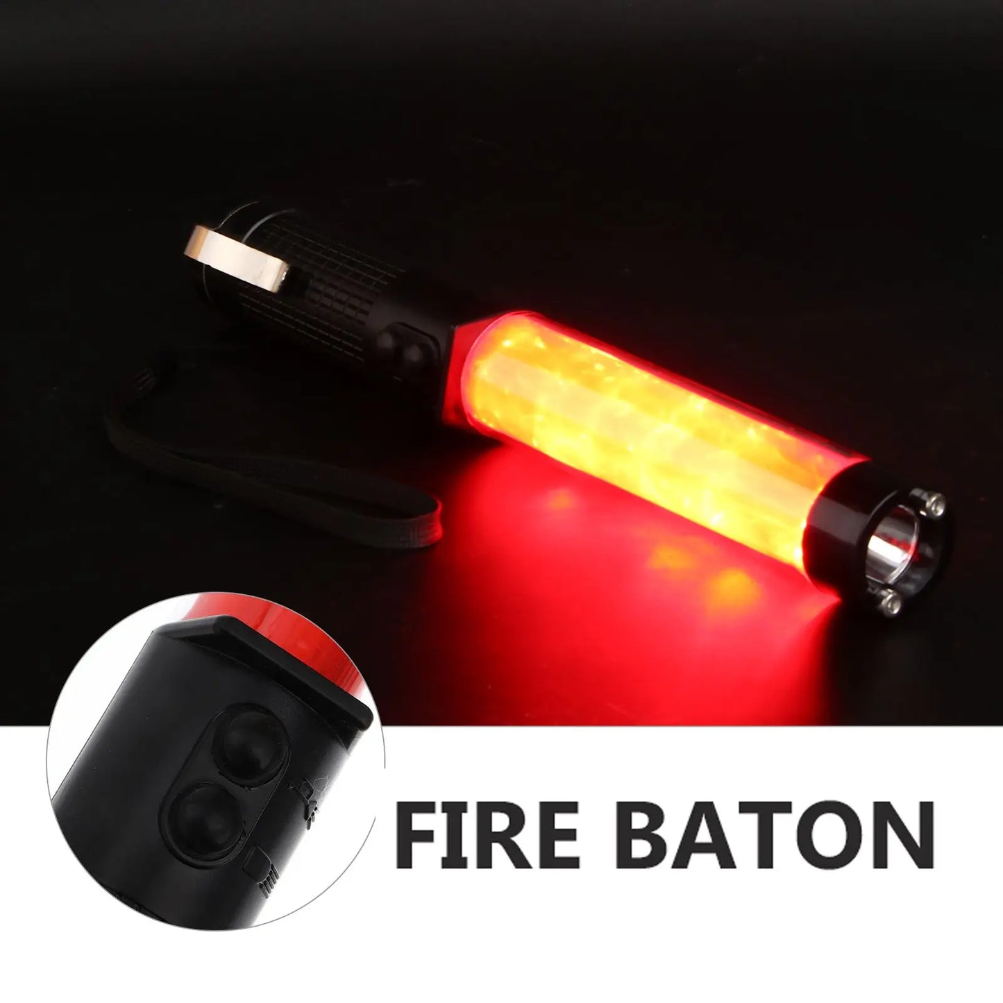 Signal Beacon Traffic Whistle Baton Control Wand Roadside Glow Sticks for LED