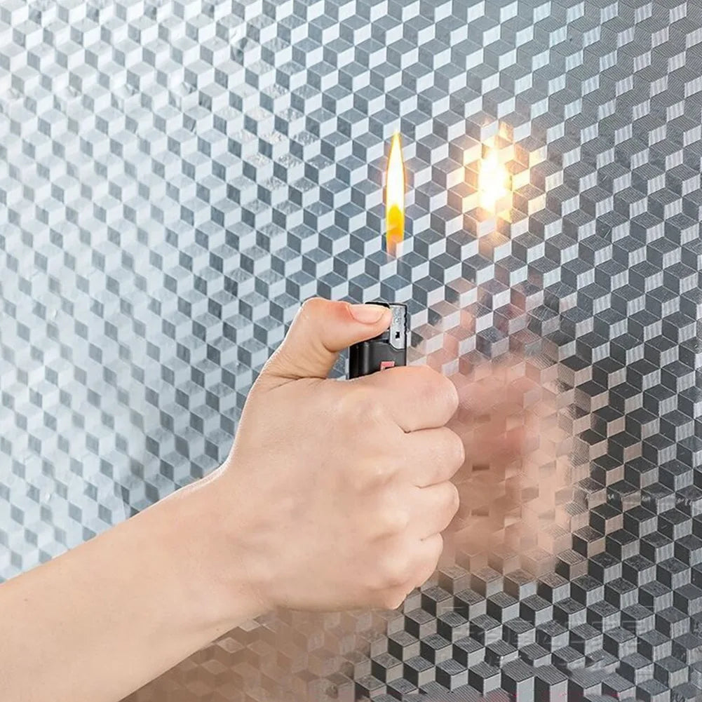 Kitchen Countertop Oil-proof Sticker Waterproof Aluminum Foil Self Adhesive High Temperature Waterproof Kitchen Stove Sticker