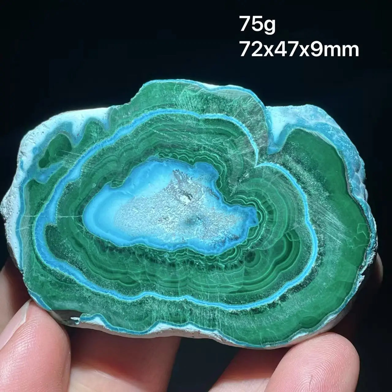 New 100% Natural chrysocolla Malachite plate Phoenix Stone Blue Green Quadrilateral Rainbow from Zambia