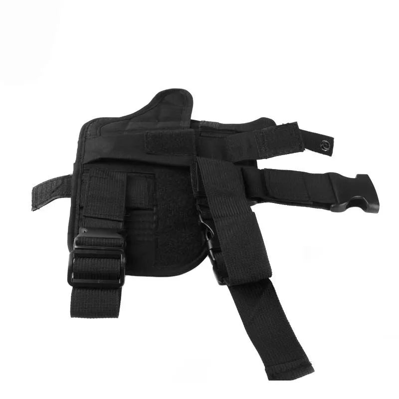 Universal left and right pistol holster tactical tornado leg style thigh holster hunting air gun General pistol clip bag