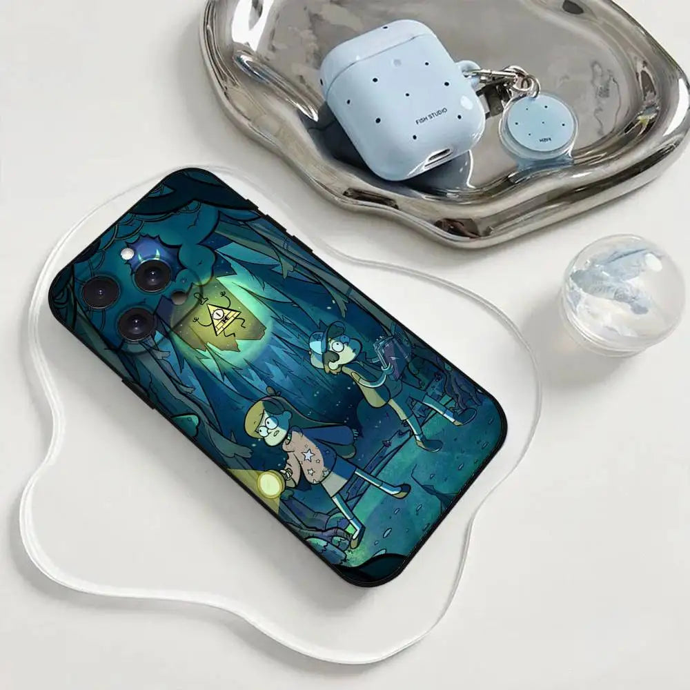 Premium Gravity Falls Pig iPhone Case - Cartoon Character Protective Cover