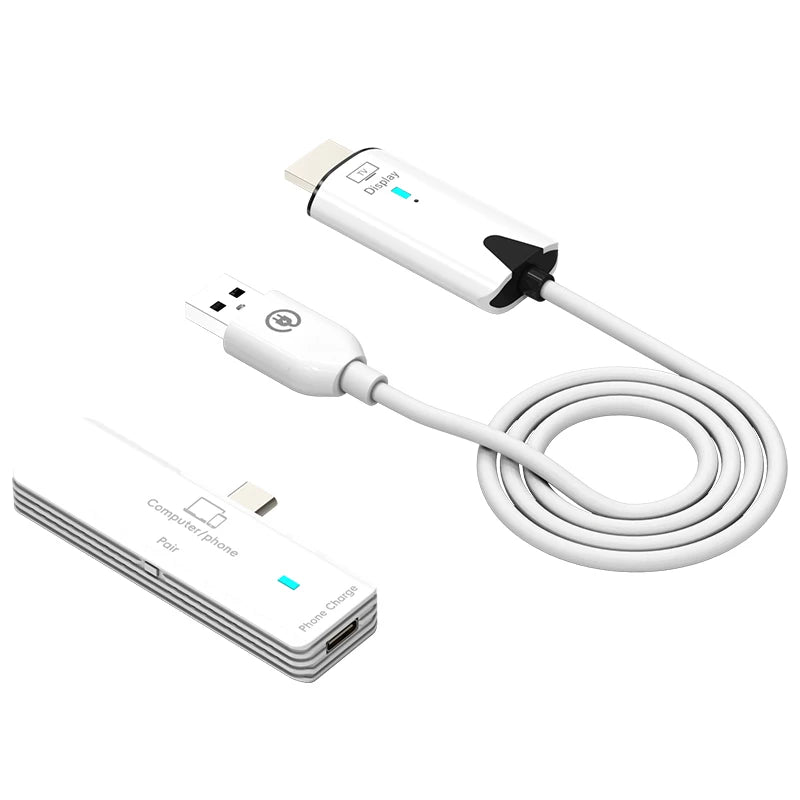 30m Wireless Transmission Video Transmitter Receiver HDMI-Compatible Extender Adapter Cable Screen Mirror for Camera PC To TV