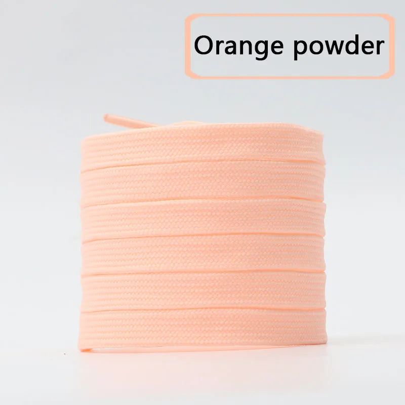 1 Pair Solid Flat Shoe Laces Canvas Shoelaces for Sneakers Woman Men Shoelace Classic Tennis Laces for AF1 Shoestrings