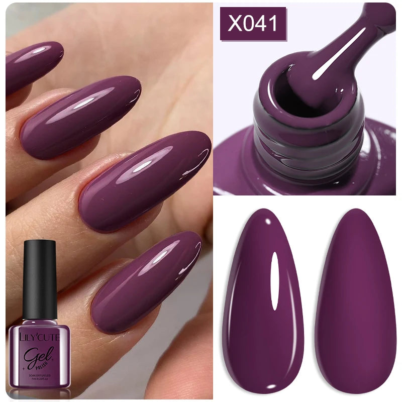 LILYCUTE Reflective Glitter Gel Nail Polish - 5ml Sparkling Liner