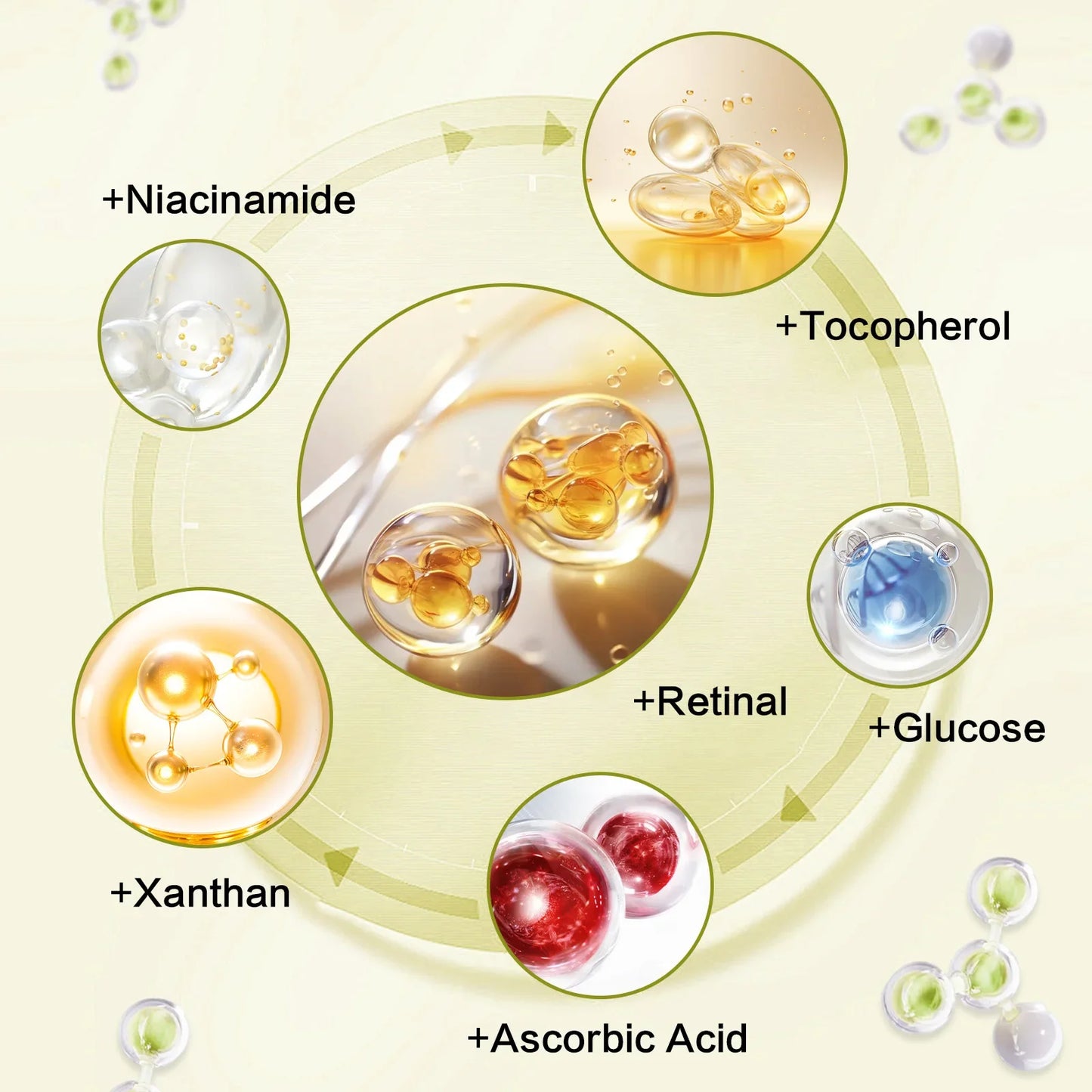Anti-Aging Retinal Serum 15ml 0.1% Nano Retinal MATRIXYL 3000 Tightens Skin Fights Wrinkles Shrinks Pores