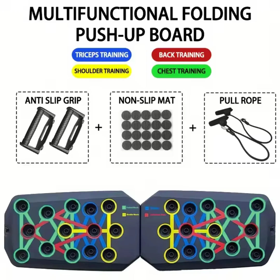 Premium Multifunctional Push-Up Board - Foldable Fitness Training System