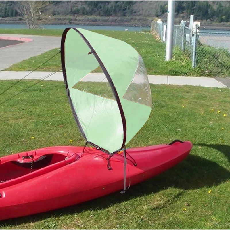 Premium Foldable Kayak Wind Sail - Portable SUP Paddle Board Accessory