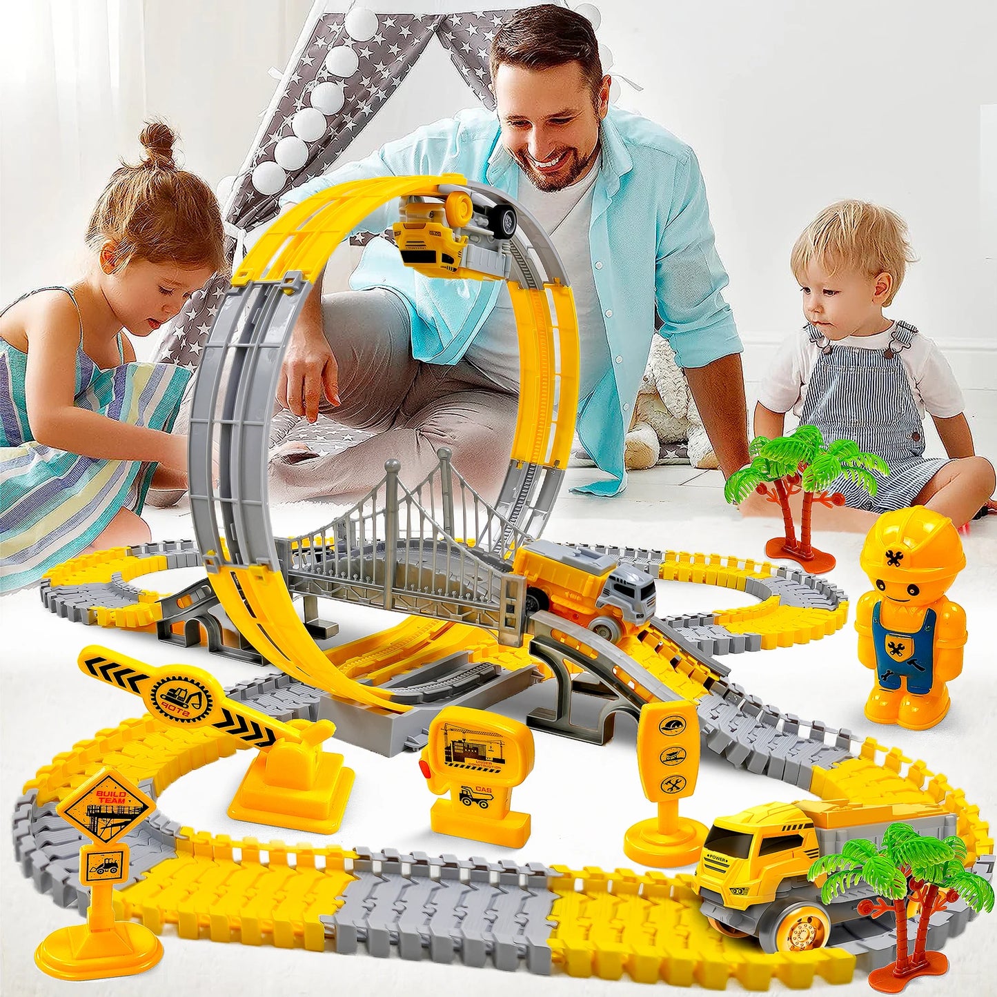 Premium Magic Climbing Track Set - Educational Engineering Car Toy