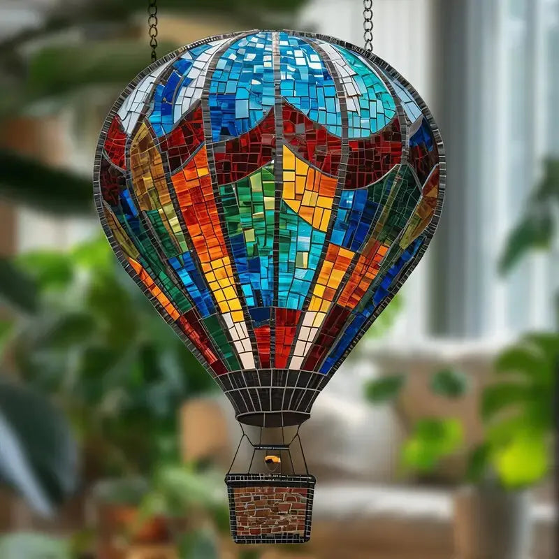 Love Balloon Hot Air Balloon Lantern Valentine's Day Decoration Acrylic Pendant New Fashion Simple Home Decorations Hangings