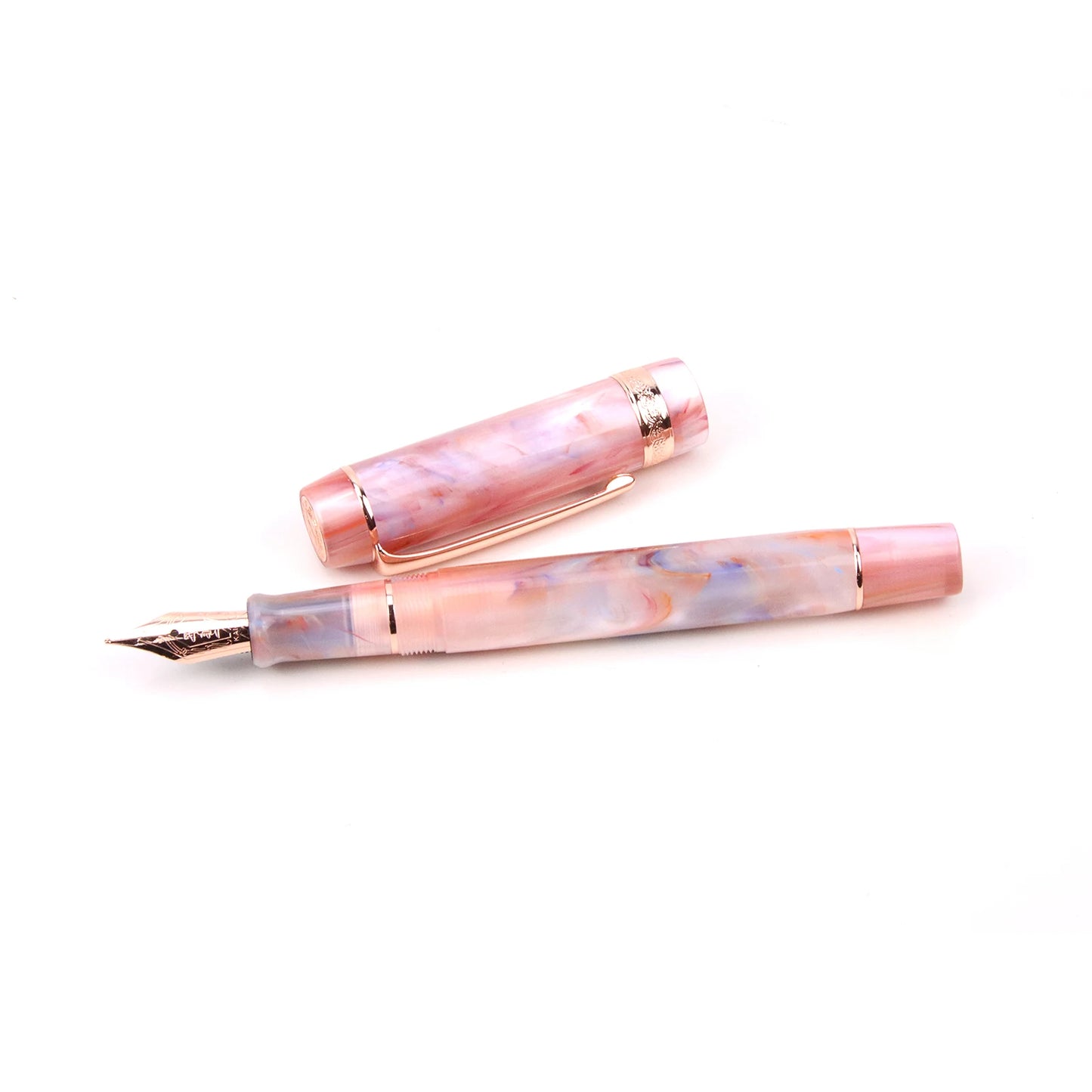 Kaigelu 316A Fountain Pen saffron Acrylic Celluloid Iridium EF F M Nib Classic Pen exquisite Marble Business Ink gifts Pens