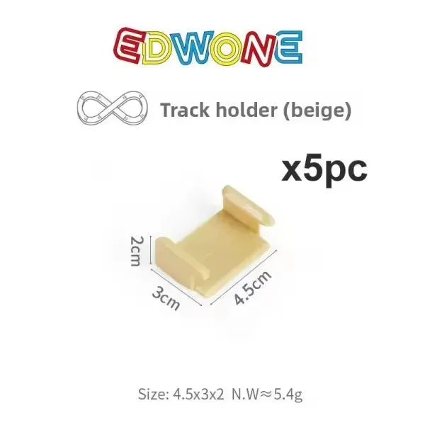 Kids Railway Toys Wooden Train Track Accessories Universal Plastic Blocks Clips Connectors Adapters fit for Brand Wooden Tracks