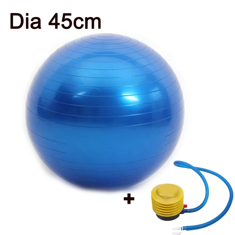 Premium Yoga Ball - Anti-Burst Exercise Ball 25cm/45cm with Pump