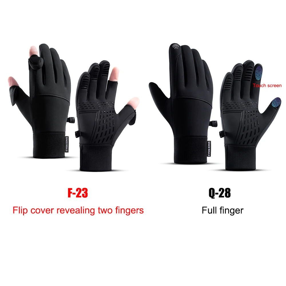 Winter Men's Women's Warm Gloves Windproof Touchscreen Gloves Outdoor Sports Running Fishing Cycling Skiing GloveS