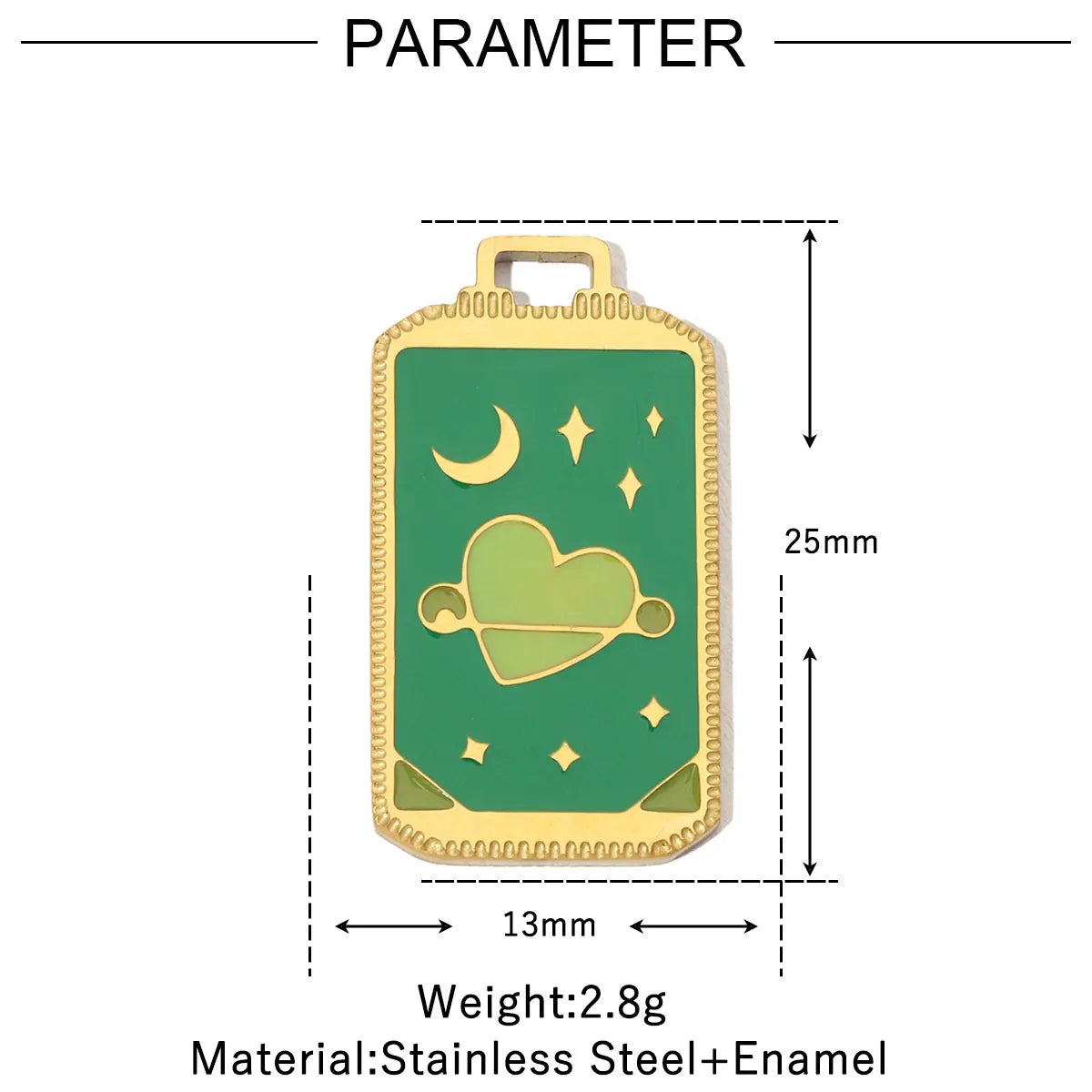 3pcs/Lot Enamel Elephant Hamsa Hand Stainless Steel DIY Charms Turtle Bee Neaclace Pendant Jewelry Accessory
