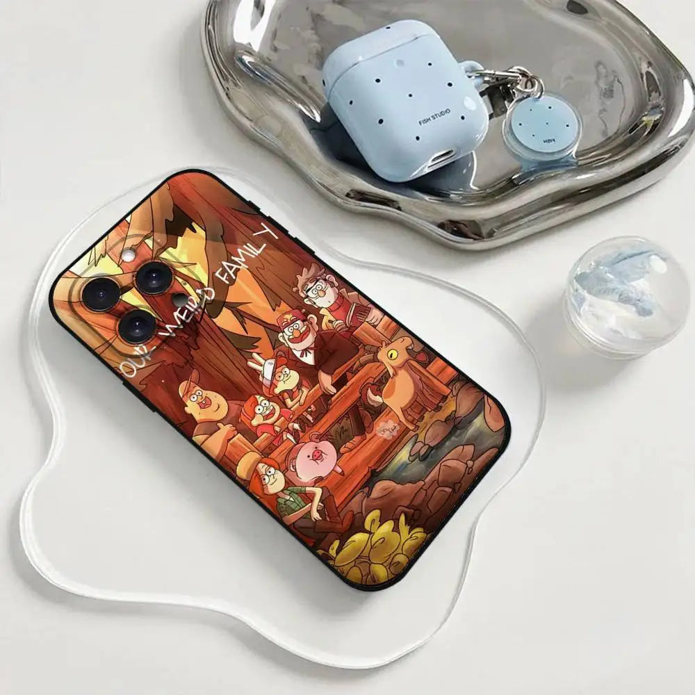 Premium Gravity Falls Pig iPhone Case - Cartoon Character Protective Cover