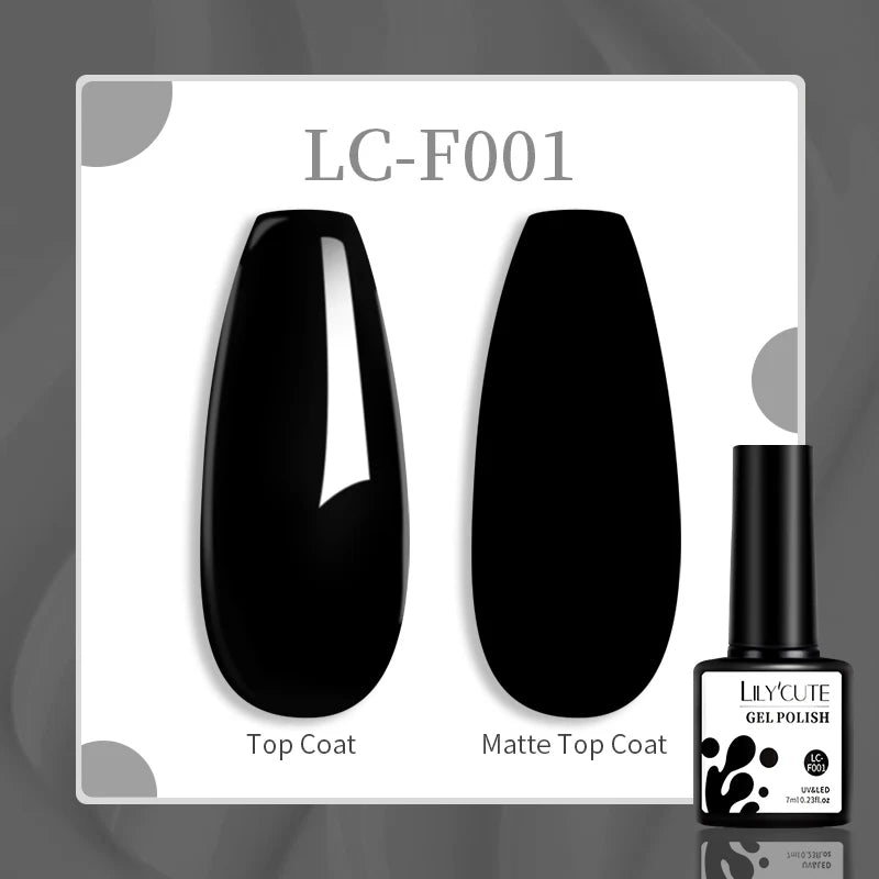 LILYCUTE Professional Gel Nail Polish - 7ml Long-Lasting UV/LED Nail Varnish