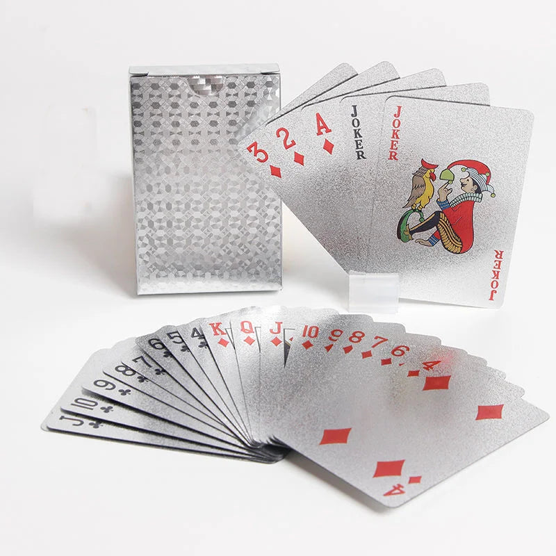 Premium 24K Gold Foil Playing Cards - Luxury Waterproof Poker Deck