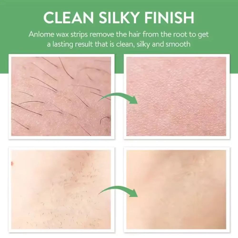 20pcs Hair Removal Patches - Painless Depilatory Strips for Body (Legs/Arms) Fast & Long-Lasting Hair Removal Pads