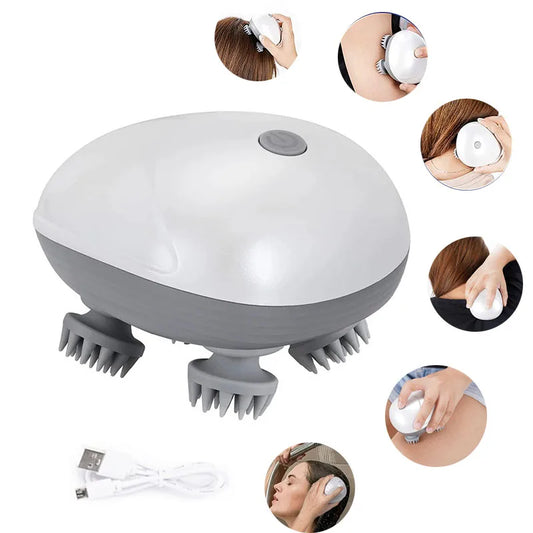 Premium Electric Head Massager - Deep Tissue Scalp Massage Device