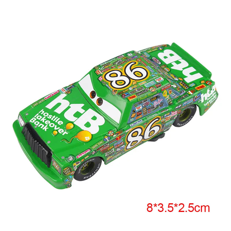 Disney Pixar No.95 Lightning McQueen Cars 2 3 Mater Frank Tractor 1:55 Diecast Vehicle Metal Alloy Boy Kid Toys Birthday Gifts