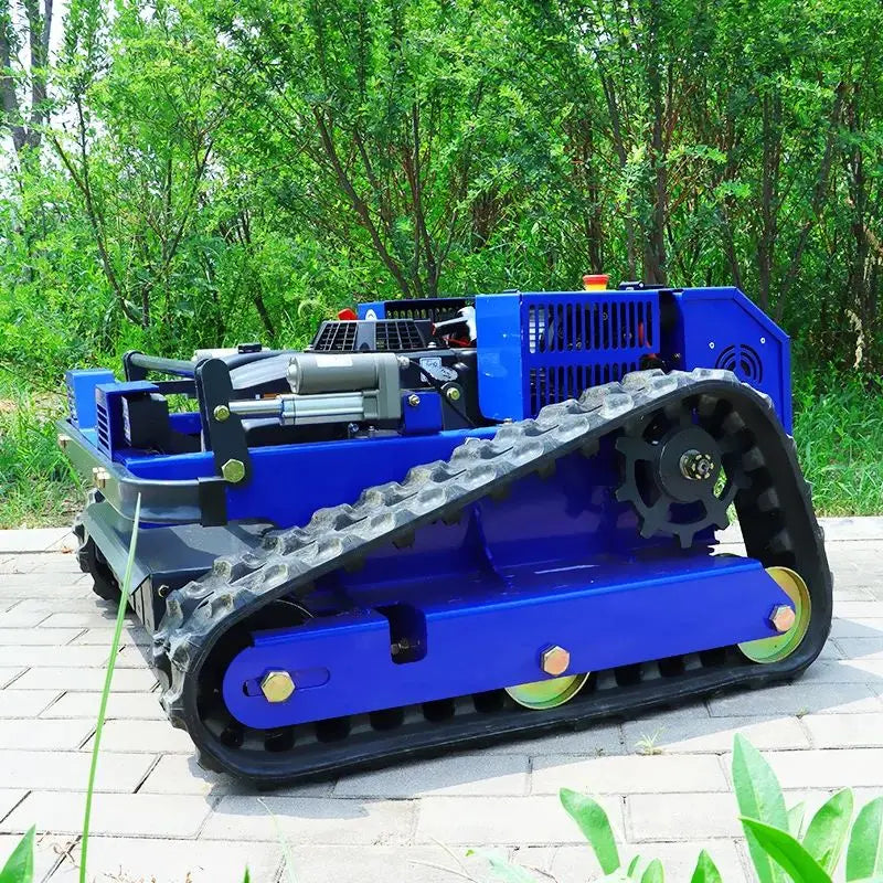 Customized CE EPA  all terrain lawn mower, agricultural rubber track remote control robot lawn mower