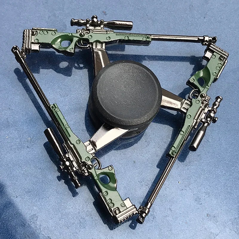 Premium Metal Ninja Fidget Spinner - Stress Relief Hand Toy for Adults