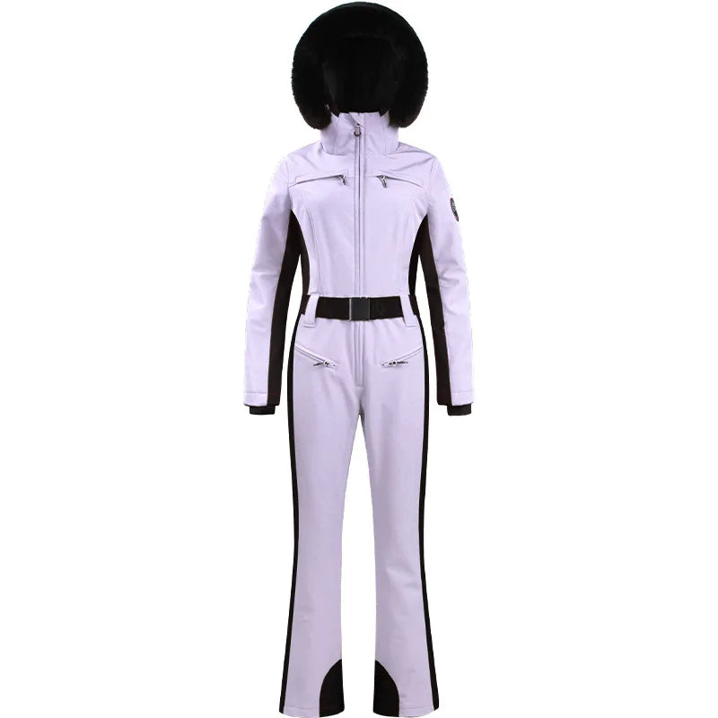 Ski Suit for Women, Jumpsuit, Thermal, Thicken, Waterproof, Windproof, Outdoor Sport Wear, Snowboard, Mountain, New, Winter