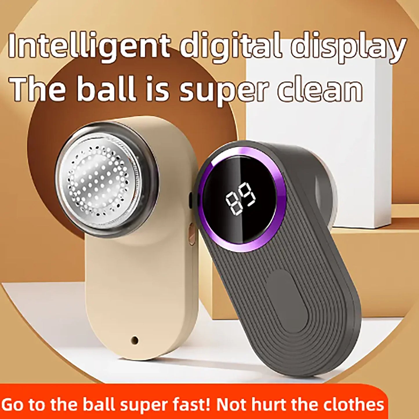 Lint Remover For Clothing LED Digital Electric Pellet Fluff Remover USB Rechargeable Fuzz Fabric Shaver Sweater