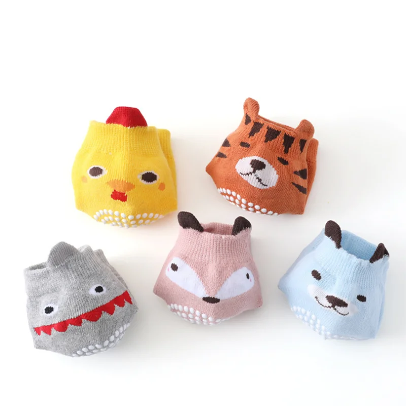 Premium Cotton Baby Knee Pads - Anti-Slip Crawling Protectors