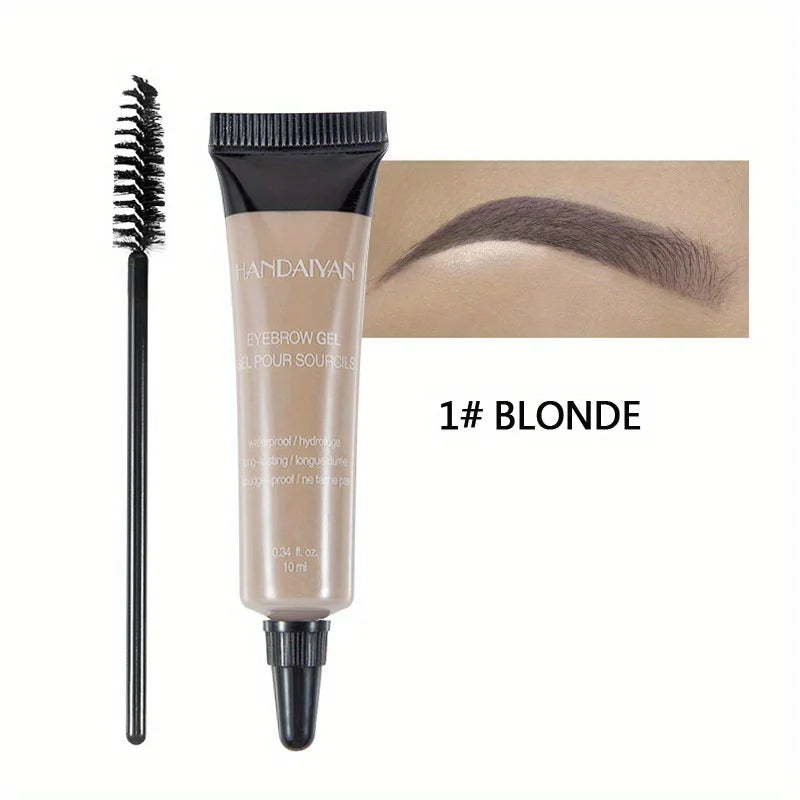 6- Color Eyebrow Gel  Waterproof Smudge Proof Styling Liquid Color Rendering Eyebrow Dye Cream