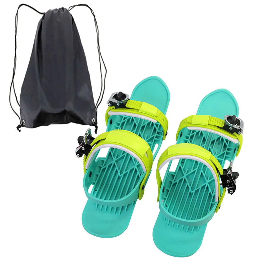 Snowfeet Skis  Winter Outdoor Sport Snowboard Shoes for Skiing & Sledding Compact Snow Skates for All Ages