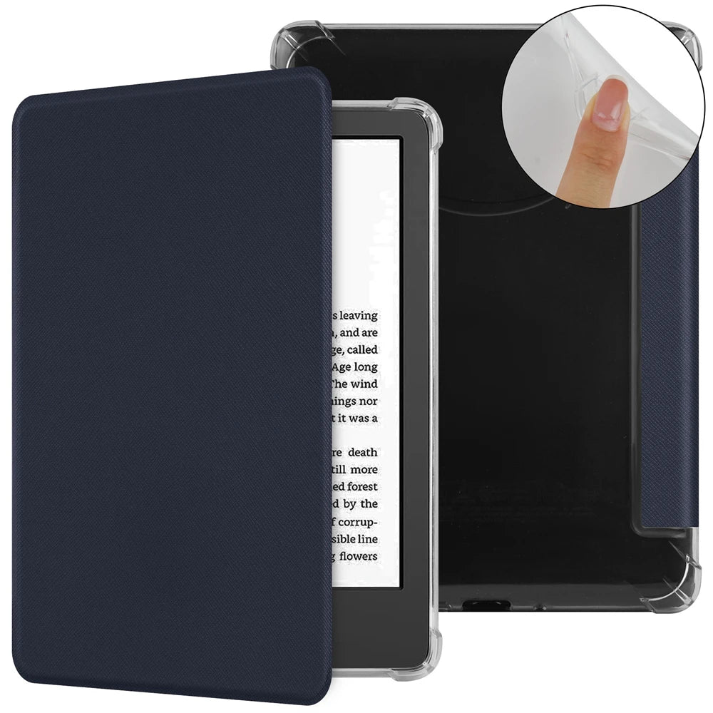 For Kindle Paperwhite 2024 (12th Gen) Case 7 inch eReader Transparent Soft TPU Cover For Kindle Paperwhite 5 11th Generation 6"